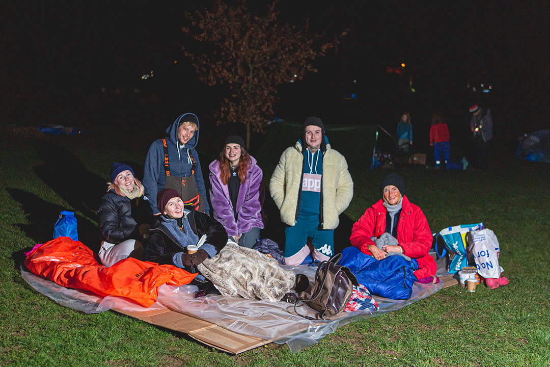 group at sleep out 1080